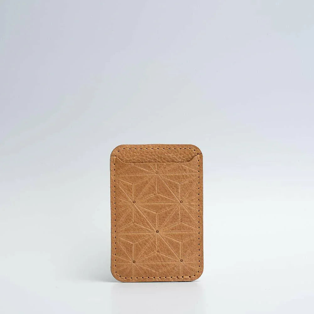 MagSafe Geldbörse - Geometric Flower - nature-leather.de