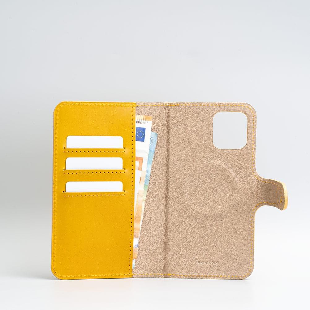 iPhone Lederhülle mit Geldbeutel 4.0 - nature-leather.de